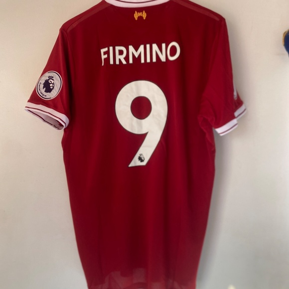 New Balance L Liverpool FC 2017-18 Firmino 9 Football Jersey - Picture 5 of 12